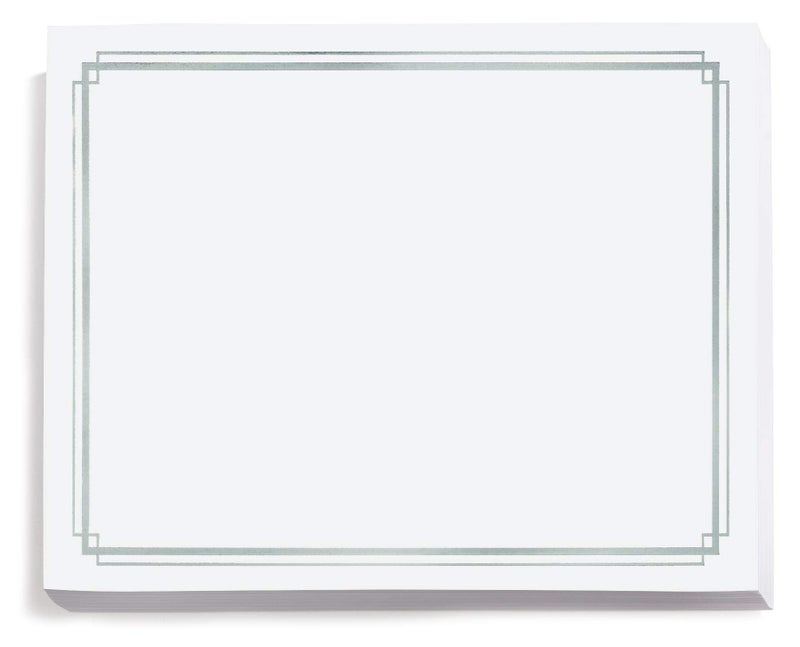 PaperDirect Foil Elegance Specialty Certificates, 50 Sheets of 38lb White Paper, 8Â½" x 11", Double Silver Foil Border, Perfect for Awards, Students, Employees, Volunteers, Course Completion, Diplomas - Image 1